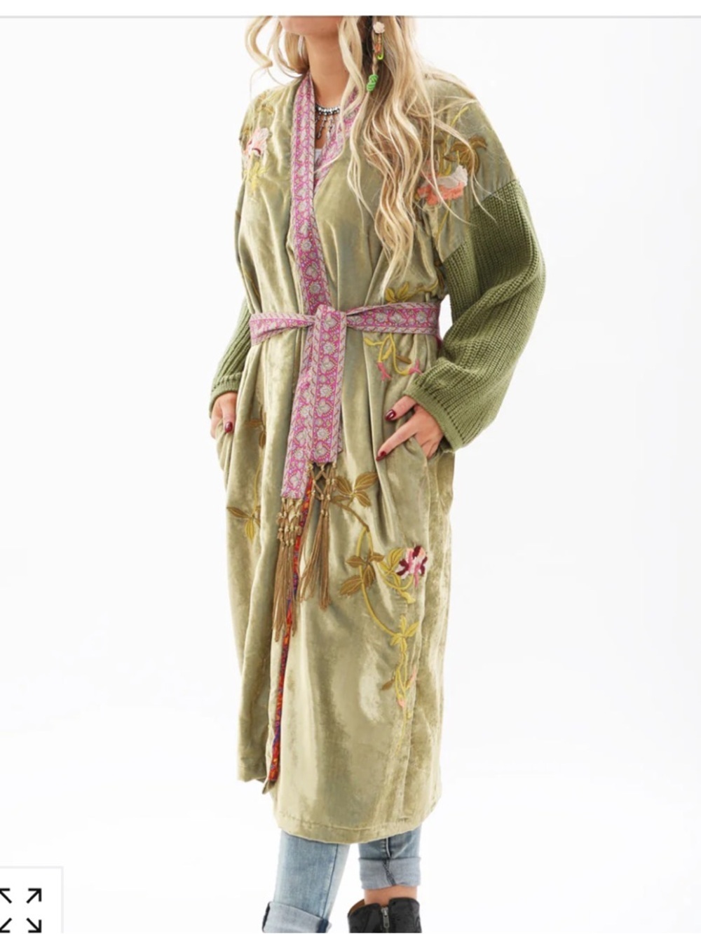 Aratta Silent Journey Something Magical Velvet Coat NWT - Picture 3 of 14
